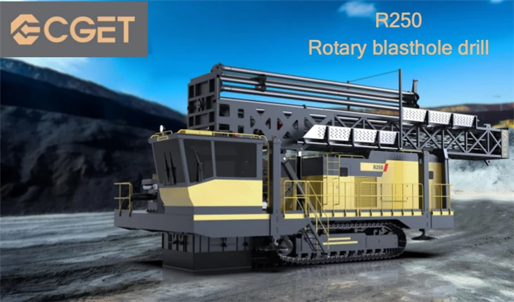 CGET R250 Rotary Blast Hole Drill 200-220mm